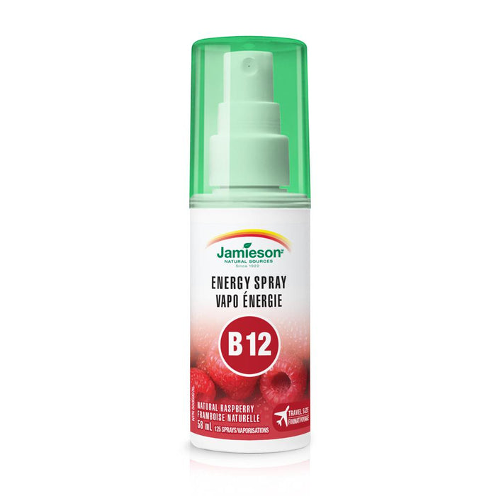 Jamieson Vitamin B12 500 mcg Spray - Natural Raspberry