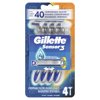 Gillette Sensor 3 Disposable Razor - Smooth Skin