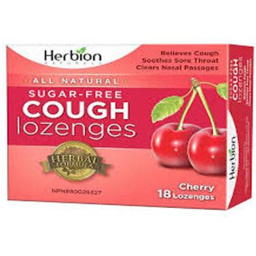 Herbion Sugar Free Cough Lozenges - Cherry