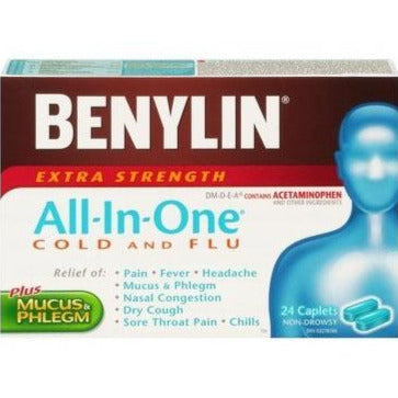 Benylin All-In-One Extra Fort Rhume et Grippe - Jour