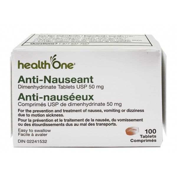 Health ONE Anti-Nauséeux 100 comprimés