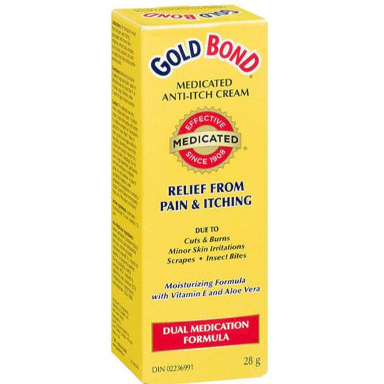 Crème anti-démangeaisons médicamenteuse Gold Bond