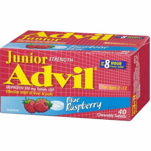 Junior Strength Advil - Blue Raspberry