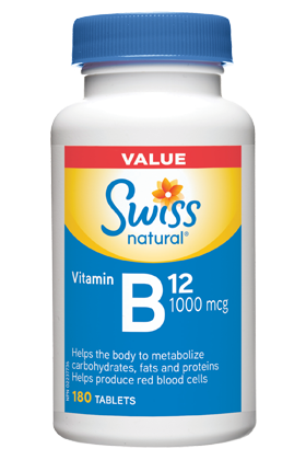Vitamine B12 naturelle suisse 1000mcg