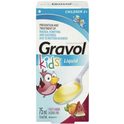 Gravol Kids Liquide 15 mg/mL - Fruits