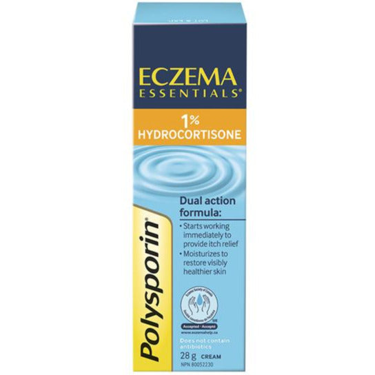 Crème anti-démangeaisons à l'hydrocortisone 1 % Polysporin Eczema Essentials