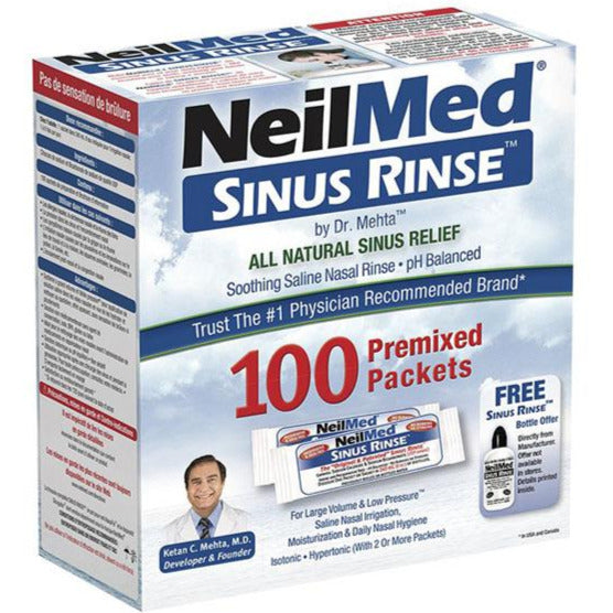 Recharge de rinçage des sinus NeilMed
