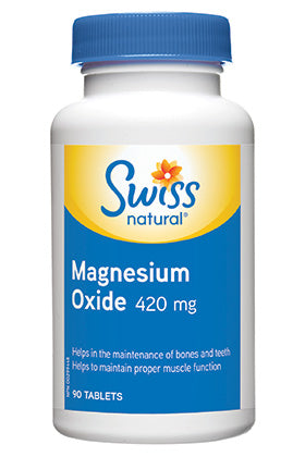 Oxyde de magnésium naturel suisse 420 mg