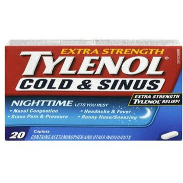 Tylenol Rhume et Sinus Extra Fort Nuit