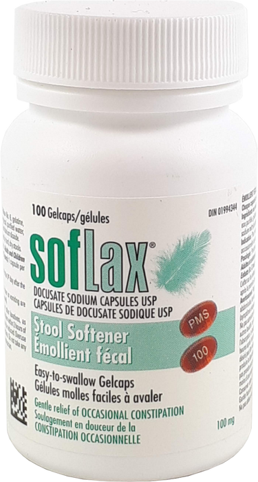 Soflax Gelcaps 100 mg