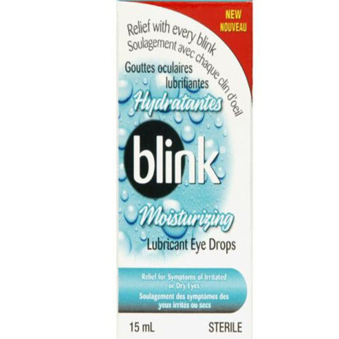 Gouttes oculaires lubrifiantes hydratantes Blink