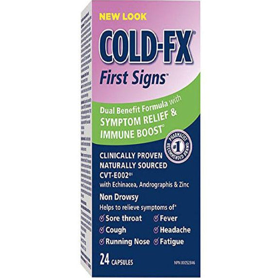 COLD-FX Premiers signes avec l'échinacée et l'andrographis