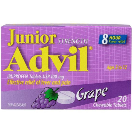 Advil Junior Strength - Raisin