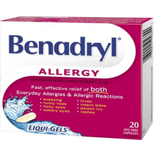 Benadryl Allergie Liquide-Gels 25 mg