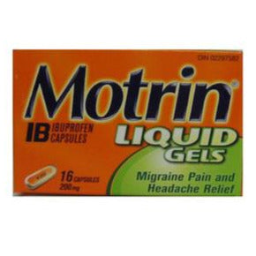 Motrin 200 mg Gels liquides à concentration régulière