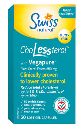 Cholestérol naturel suisse avec Vegapure