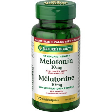 Nature's Bounty Mélatonine 10 mg Format économique