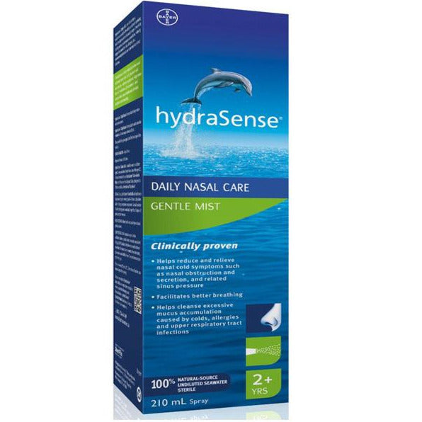 Brume douce pour le soin nasal quotidien HydraSense