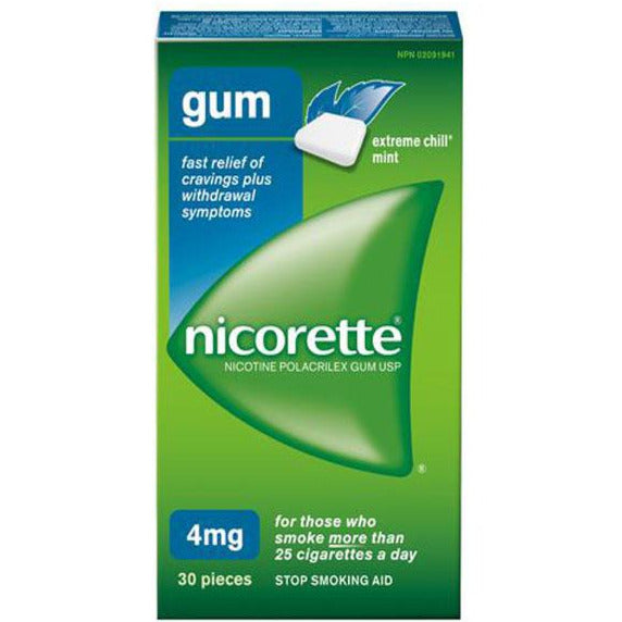 Nicorette Extreme Chill Mint Gum 4mg