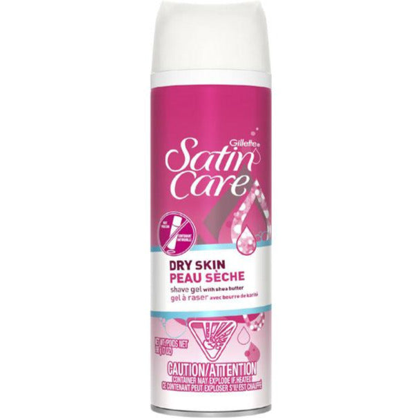Gillette Satin Care Shave Gel Dry Skin