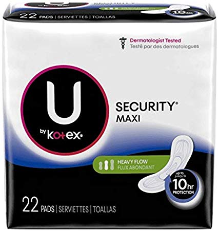 U by Kotex Security Maxi Long Super Pads