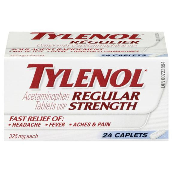 Caplets Tylenol à concentration régulière