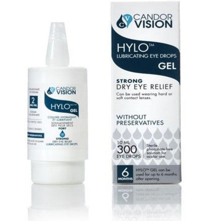HYLO Gel Lubricating Eye Drops 2mg/mL - Preservative Free