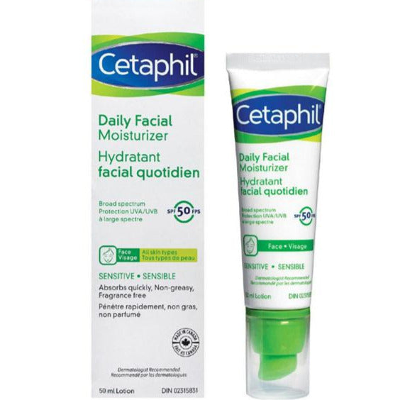 Hydratant quotidien pour le visage Cetaphil SPF 50