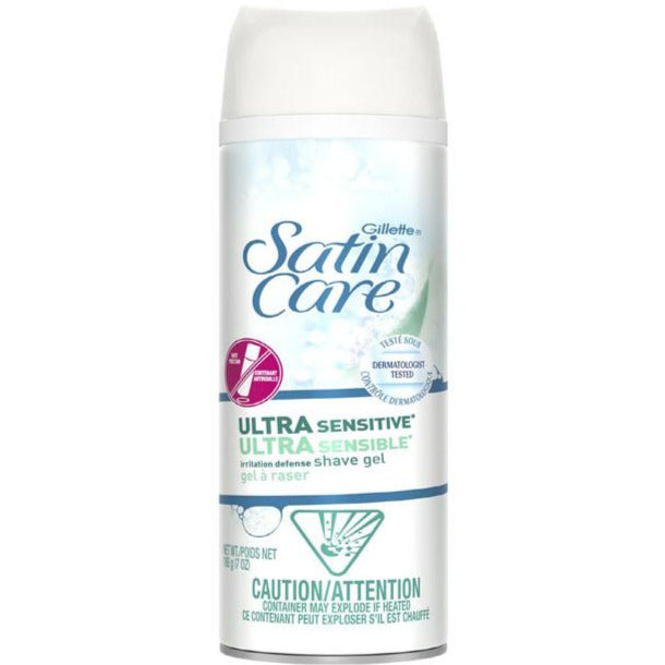 Gillette Satin Care Ultra Sensitive Shave Gel
