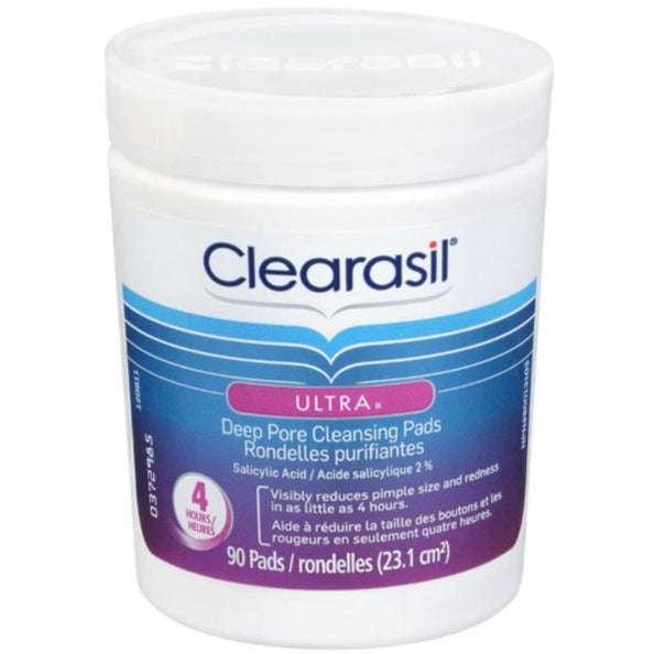 Tampons nettoyants ultra profonds Clearasil pour pores