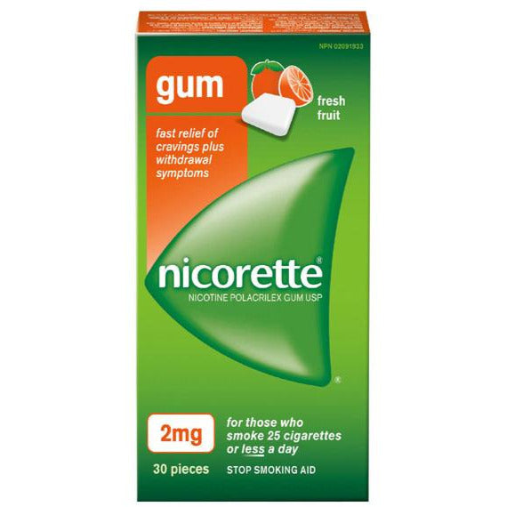 Nicorette Gum Fresh Fruit 2mg