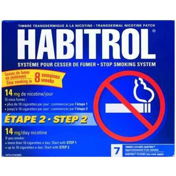 Habitrol Système Arrêter de Fumer Étape 2 14 mg
