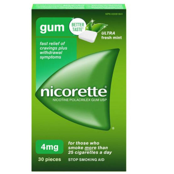 Nicorette Gum Ultra Fresh Mint 4mg