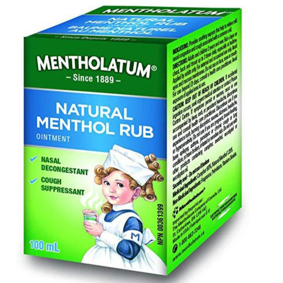 Pommade naturelle au menthol Mentholatum