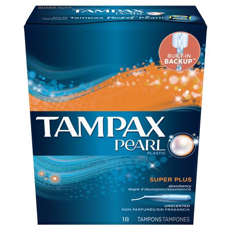 Tampax Pearl Super Plus Tampons non parfumés