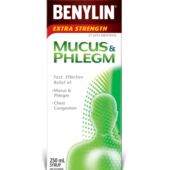 Benylin Extra Strength Mucus & Phlegm Syrup E with Menthol
