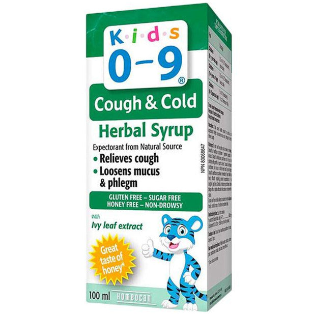 Homeocan Kids 0-9 Herbal Cough & Cold Syrup