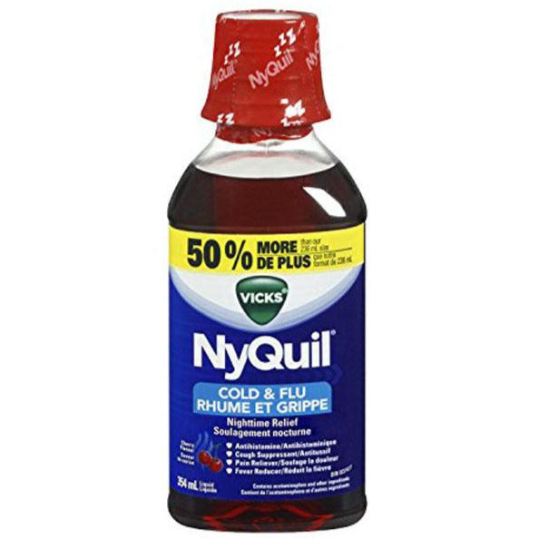 Vicks NyQuil Cold & Flu Multi-Symptom Relief Liquid - Cherry