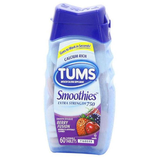 Tums Extra Strength Smoothie Antacid - Berry Fusion