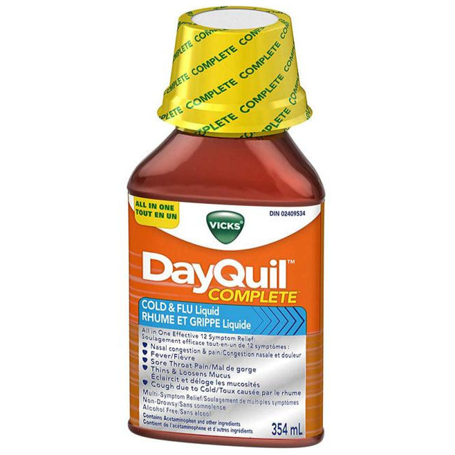 Vicks Dayquil Complete Rhume et grippe liquide