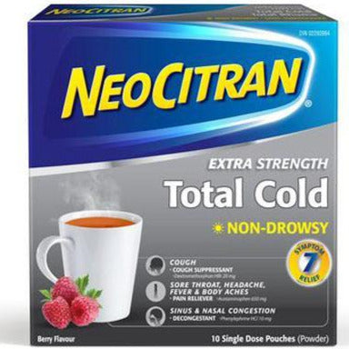 NeoCitran Extra Strength Total Cold Non-Drowsy - Berry