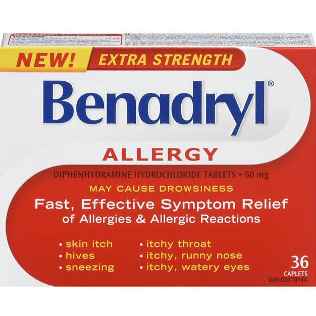 Benadryl Extra Strength 50 mg