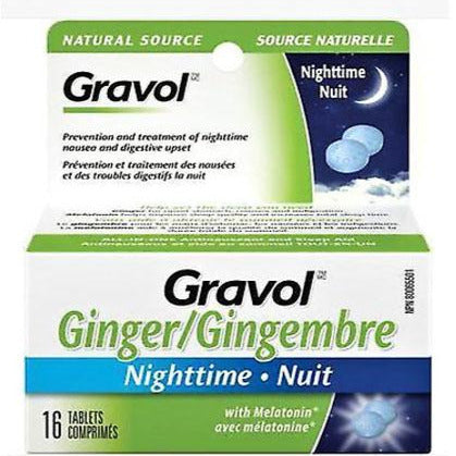Gravol Ginger Nighttime with Melatonin