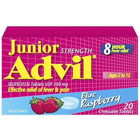 Junior Strength Advil - Blue Raspberry
