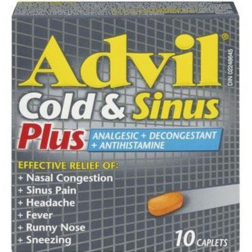 Advil Rhume et Sinus Plus