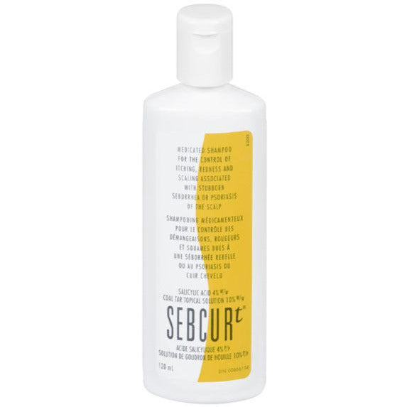 Sebcur/T Shampoing Antipelliculaire Acide Salicylique &amp; 10% Goudron de Houille