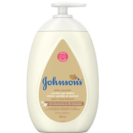 Johnson's Skin Nourish Lotion à l'avoine et à la vanille
