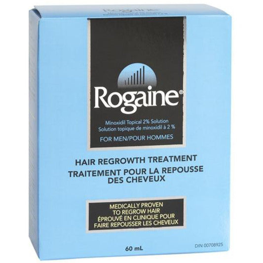 Traitement topique pour la repousse des cheveux Rogaine 2 % Minoxidil pour hommes