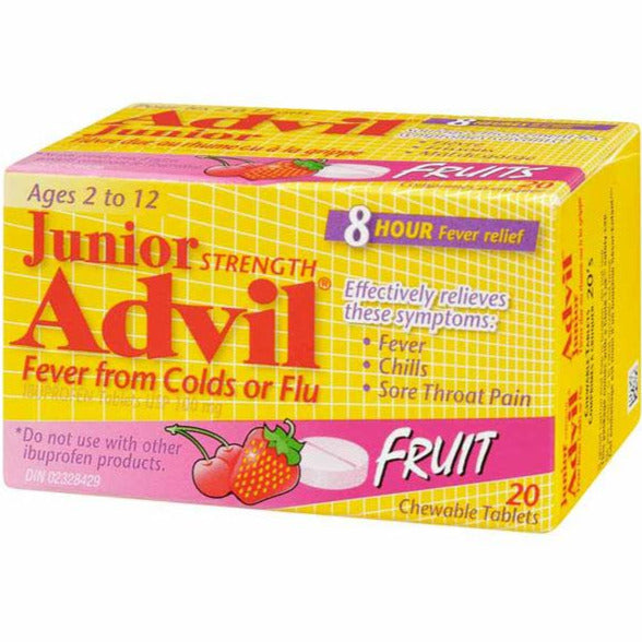 Advil Junior Strength Fièvre du rhume ou de la grippe - Fruits