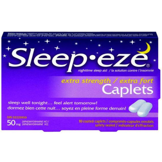 Caplets Sleep-eze Extra Forts